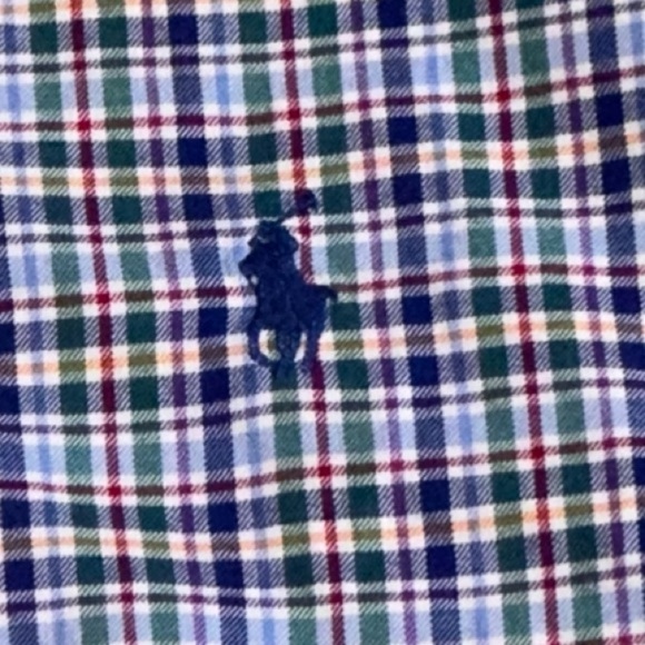 Ralph Lauren Plaid Button Down Cotton Multi Color Shirt 2XB - Picture 2 of 10